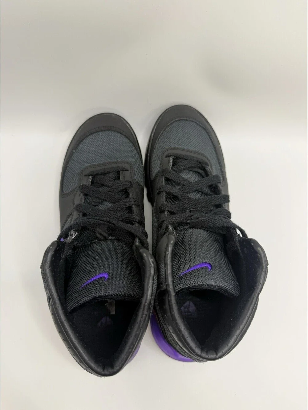 Nike Men's TAKOS ACG MID LE Size 8.5 Black Purple Rare 386356-450